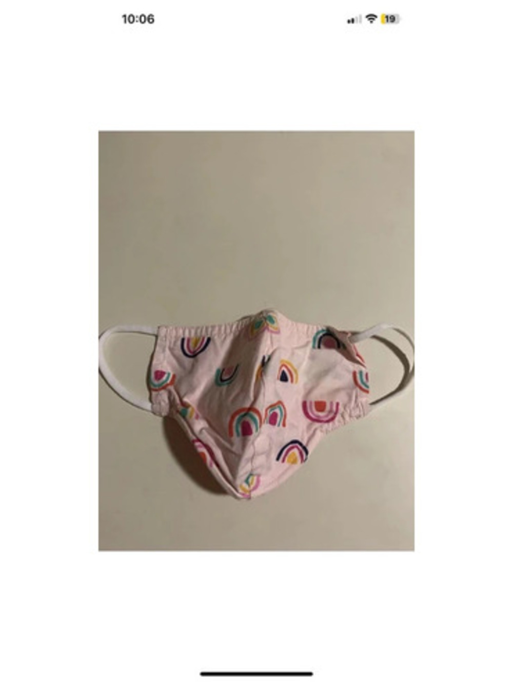 Cloth child’s face mask
